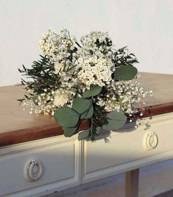 Brigitte - ramo de novia silvestre preservado
