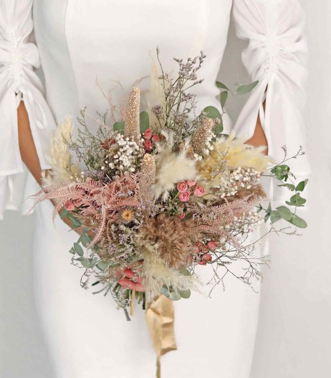 Jolie - Ramo de novia preservado Boho