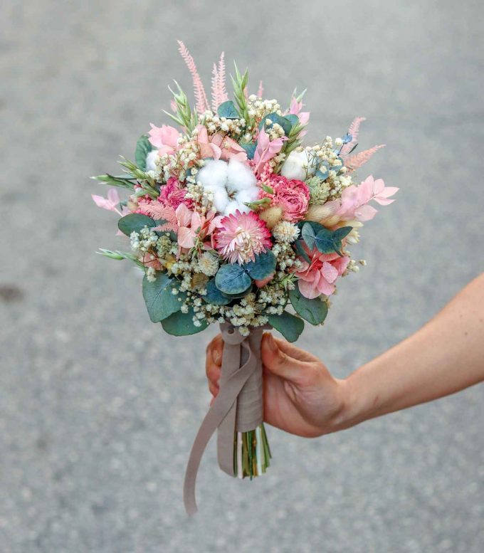 Ramos de novia silvestres (flores secas y preservadas) - Flora