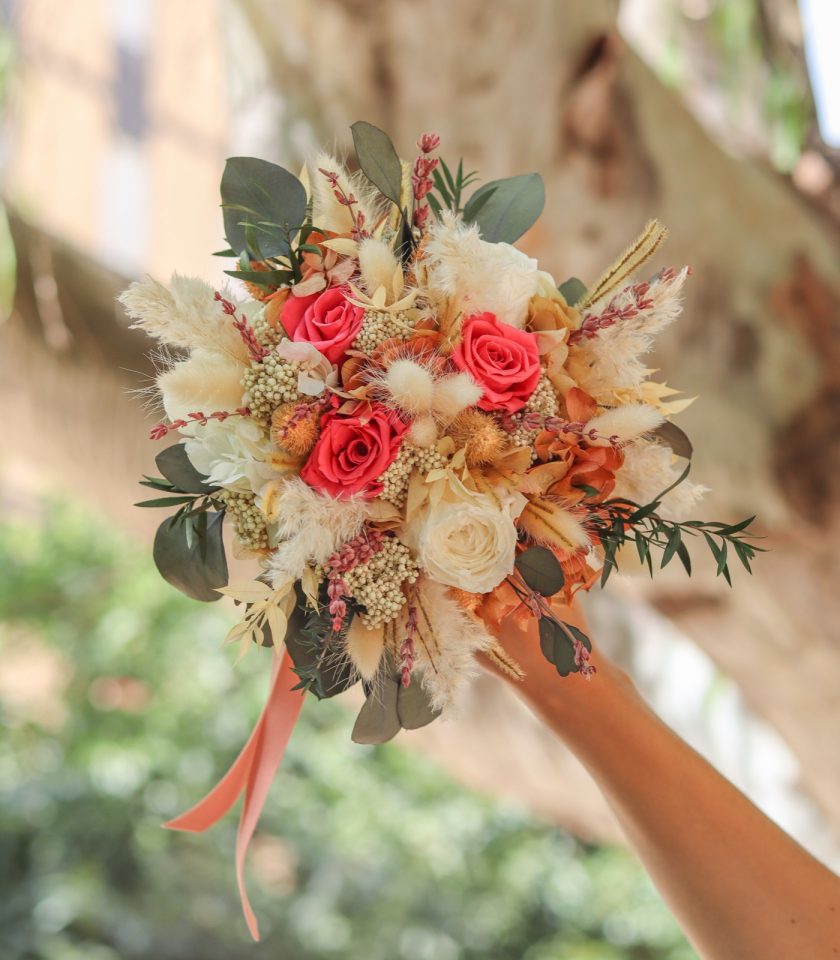 Bouquet de novia preservado