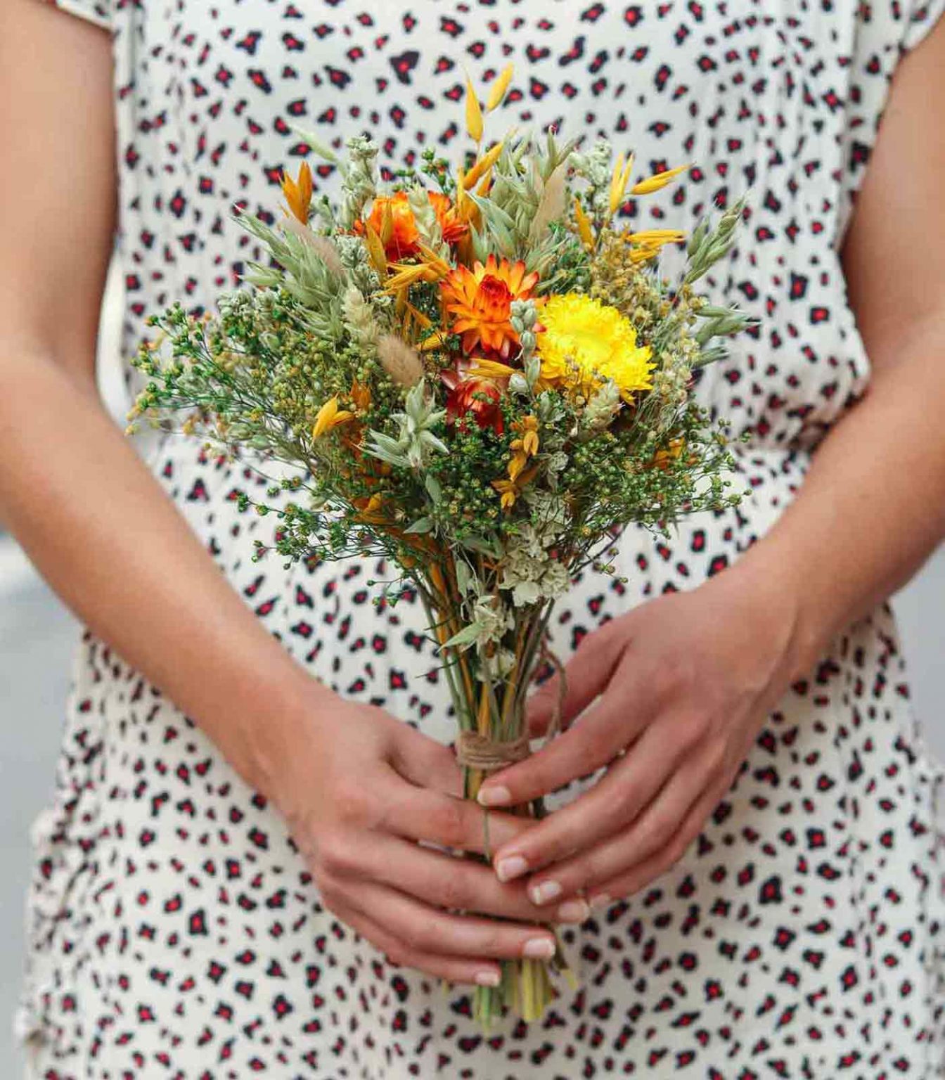 Ramo de flores secas, Flores a domicilio, Aloe Lola Viola