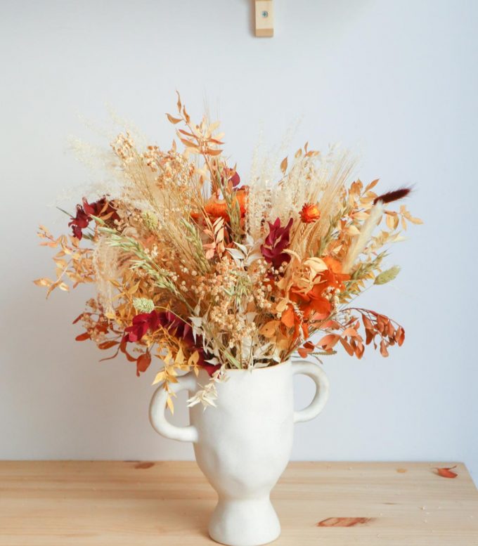 Centro de flores preservadas - Grace